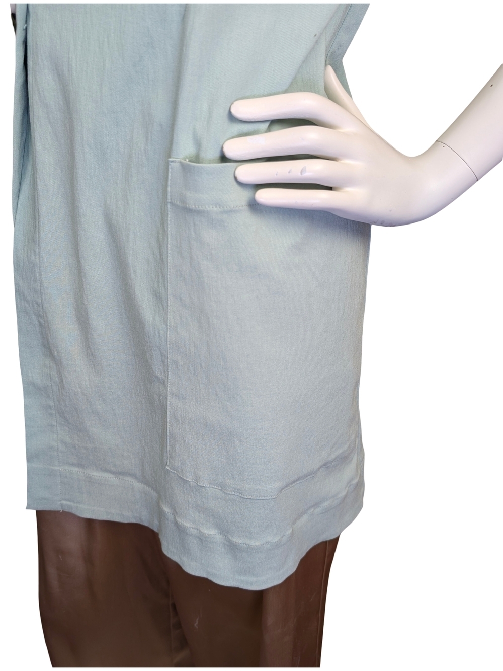 AYRtight Baxter Topper Jacket S Julep NWT Made in Canada Oversized Stretch Aqua - Picture 8 of 16